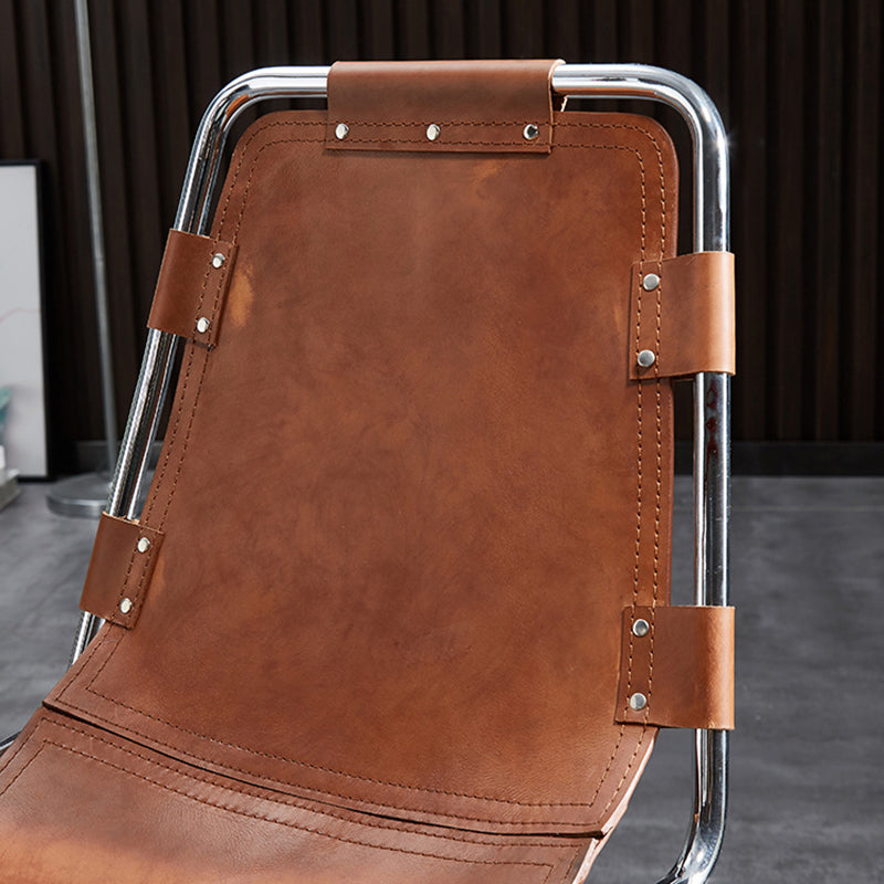 Contemporary Kitchen Dining Chairs Faux Leather Side Chairs with Silver Legs