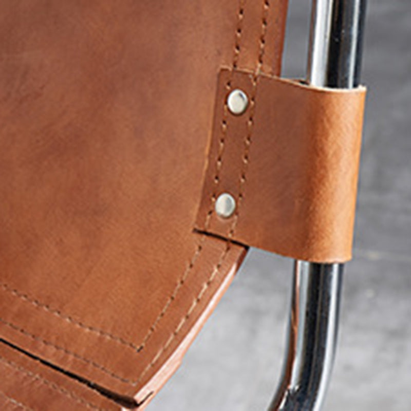 Contemporary Kitchen Dining Chairs Faux Leather Side Chairs with Silver Legs