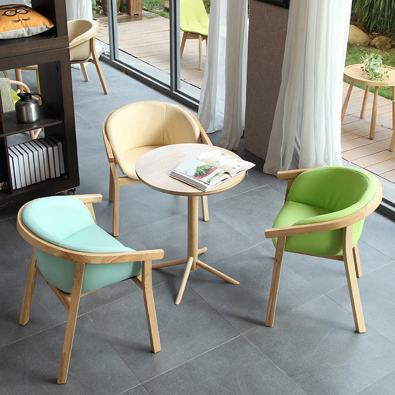 Wood Side Dining Arm Chairs Contemporary Dining Side Arm Chairs