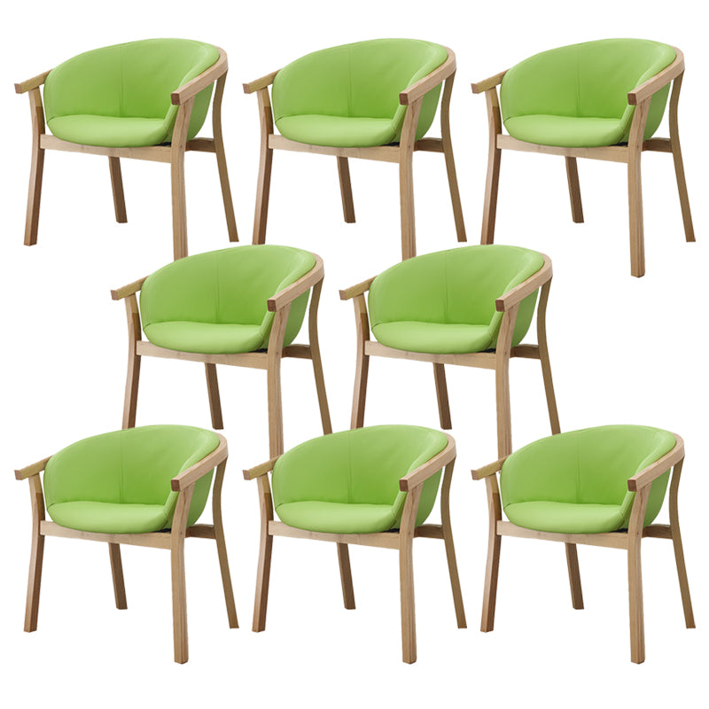 Wood Side Dining Arm Chairs Contemporary Dining Side Arm Chairs