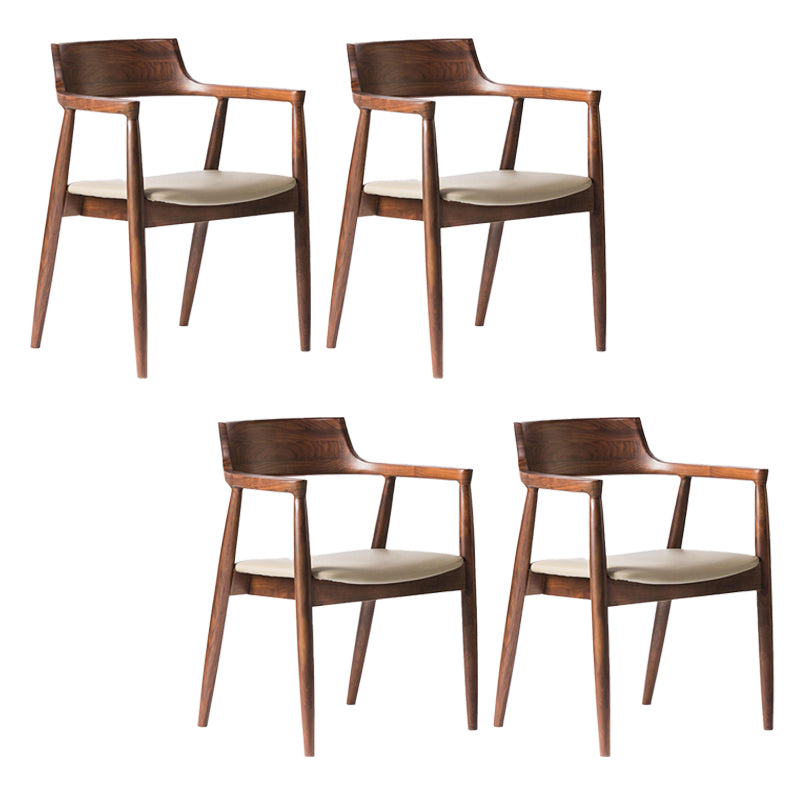 Solid Wood Kitchen Dining Chairs Traditional Arm Dining Chairs