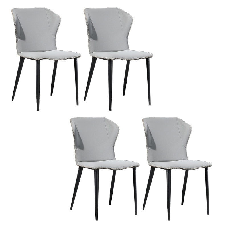 Industrial Side Chair Wingback Dining Room Chair for Dining Room