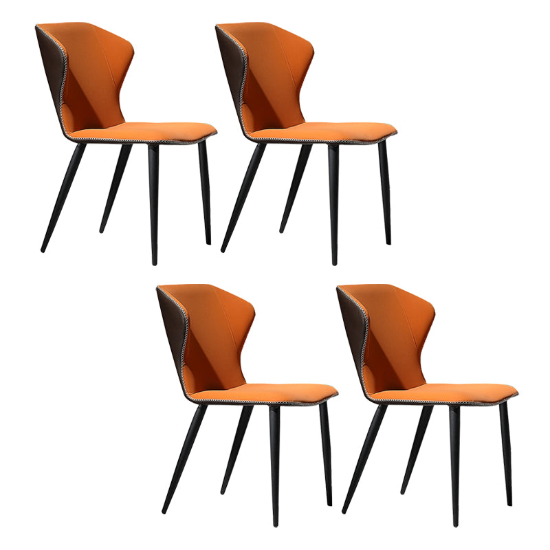 Industrial Side Chair Wingback Dining Room Chair for Dining Room