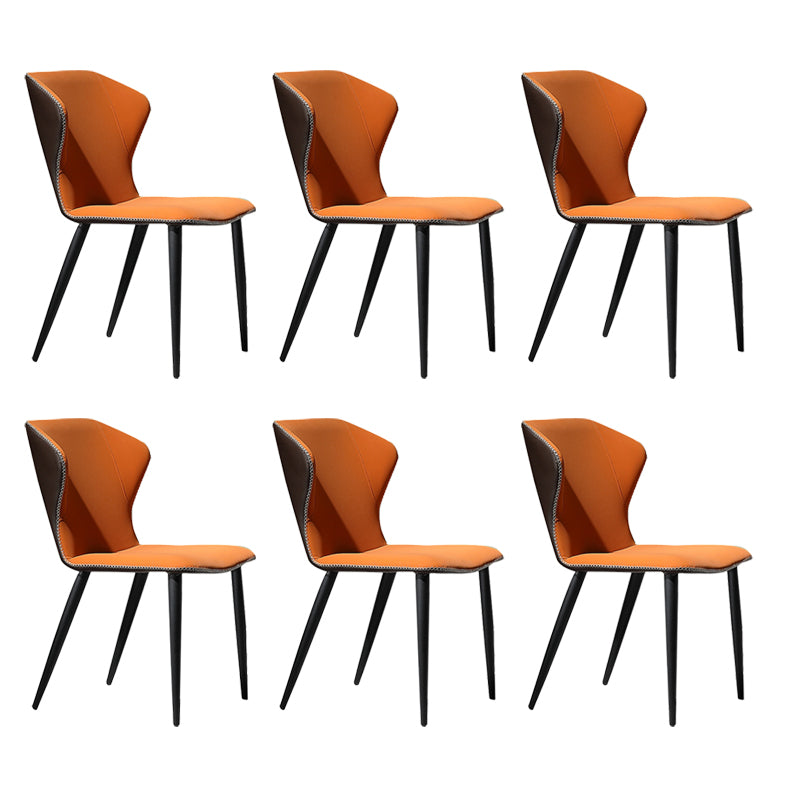 Industrial Side Chair Wingback Dining Room Chair for Dining Room