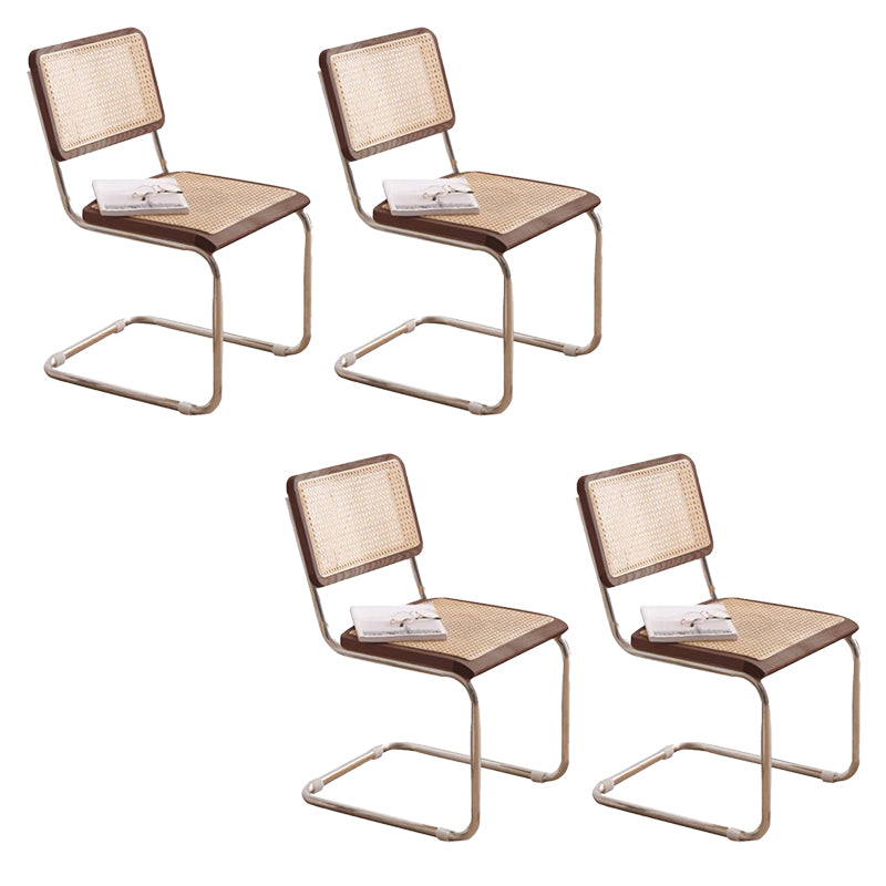 Contemporary Side Chair Open Back Dining Room Chair for Kitchen