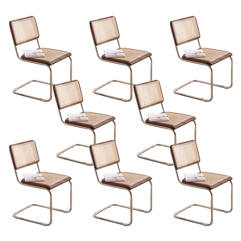 Contemporary Side Chair Open Back Dining Room Chair for Kitchen