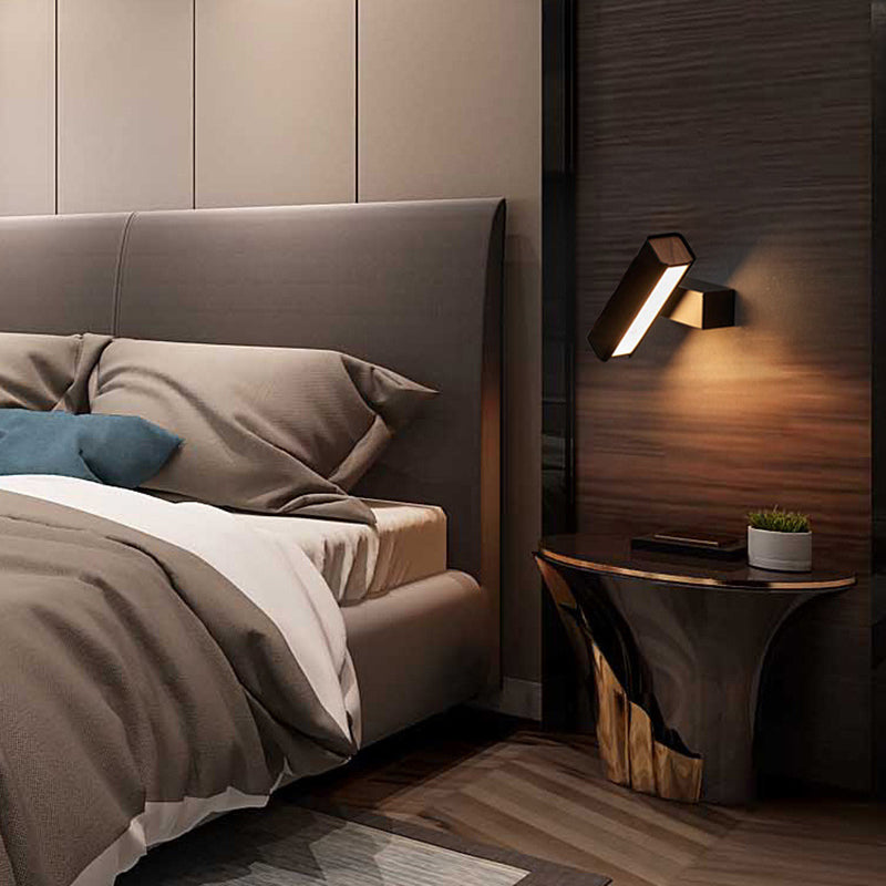 Modern Simple Wall Light Rectangle Shape Rotatable Wall Lamp for Living Room