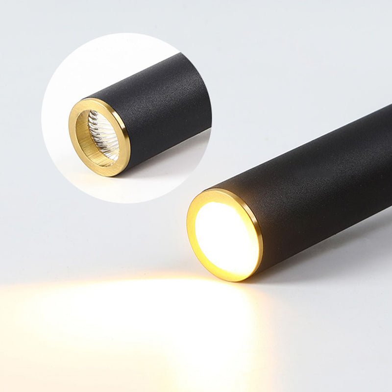 Modern Simple Wall Light Cylinder Shape LED Rotatable Wall Lamp for Living Room