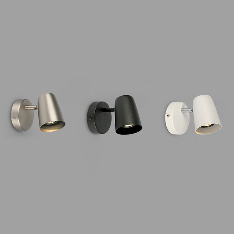 Modern Simple Wall Light Cylinder Shape Rotatable Wall Lamp for Living Room