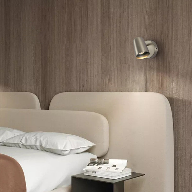 Modern Simple Wall Light Cylinder Shape Rotatable Wall Lamp for Living Room