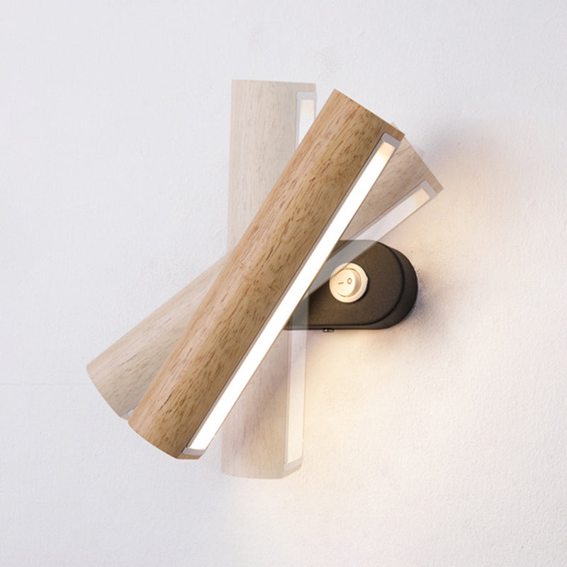 Rotatable Wall Lamp 1-Light LED Wall Mount Lamp with Acrylic Shade for Bedroom