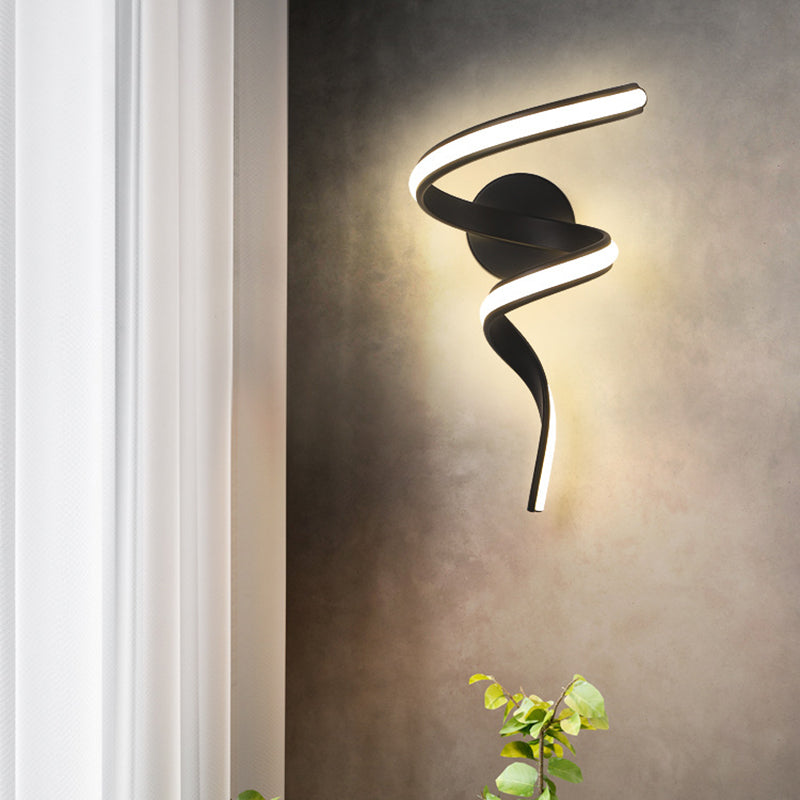 Strip Shape Wall Lamp Modern Wall Mount Lamp with Silica Gel Shade for Bedroom