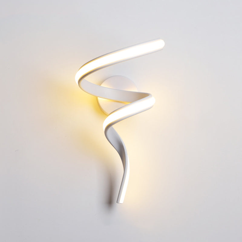 Strip Shape Wall Lamp Modern Wall Mount Lamp with Silica Gel Shade for Bedroom