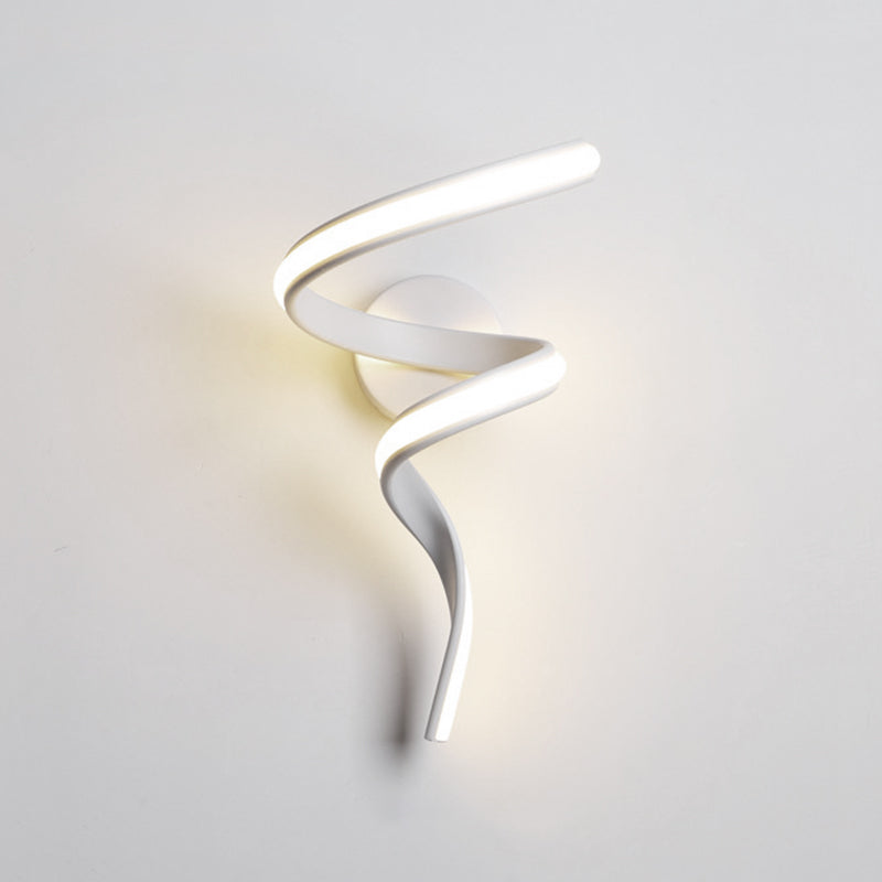 Strip Shape Wall Lamp Modern Wall Mount Lamp with Silica Gel Shade for Bedroom