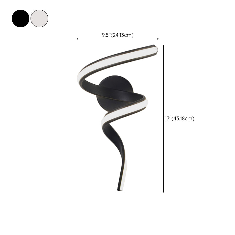 Strip Shape Wall Lamp Modern Wall Mount Lamp with Silica Gel Shade for Bedroom