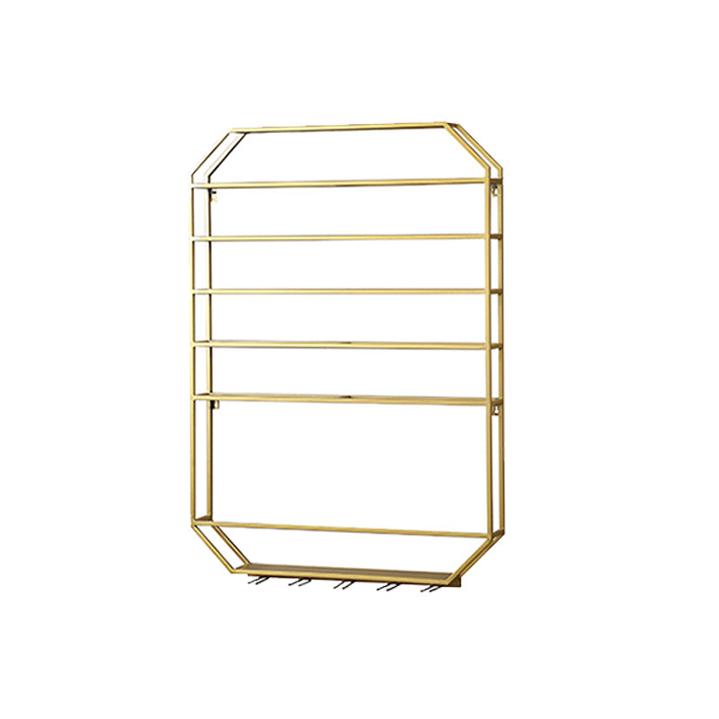 Metal Wall Mounted Wine Rack 27.5"L x 39"H Wine Stemware Holder