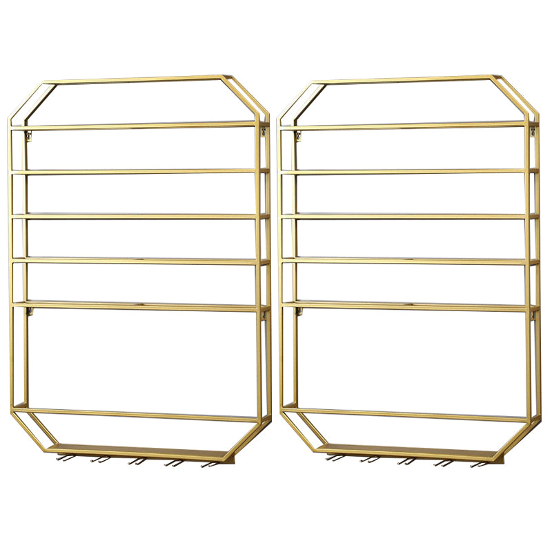 Metal Wall Mounted Wine Rack 27.5"L x 39"H Wine Stemware Holder