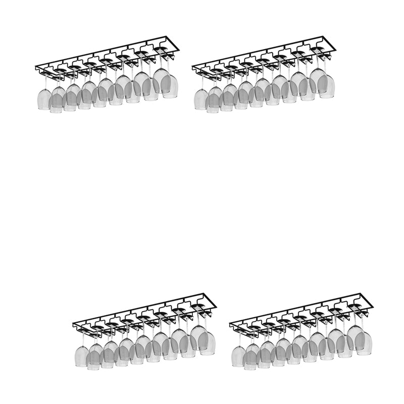 Modern Hanging Wine Glass Rack Metal Glass & Stemware Holder