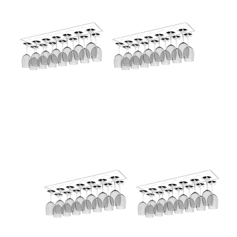 Modern Hanging Wine Glass Rack Metal Glass & Stemware Holder