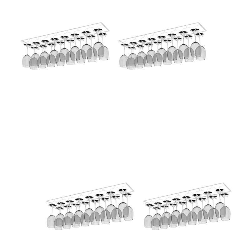 Modern Hanging Wine Glass Rack Metal Glass & Stemware Holder