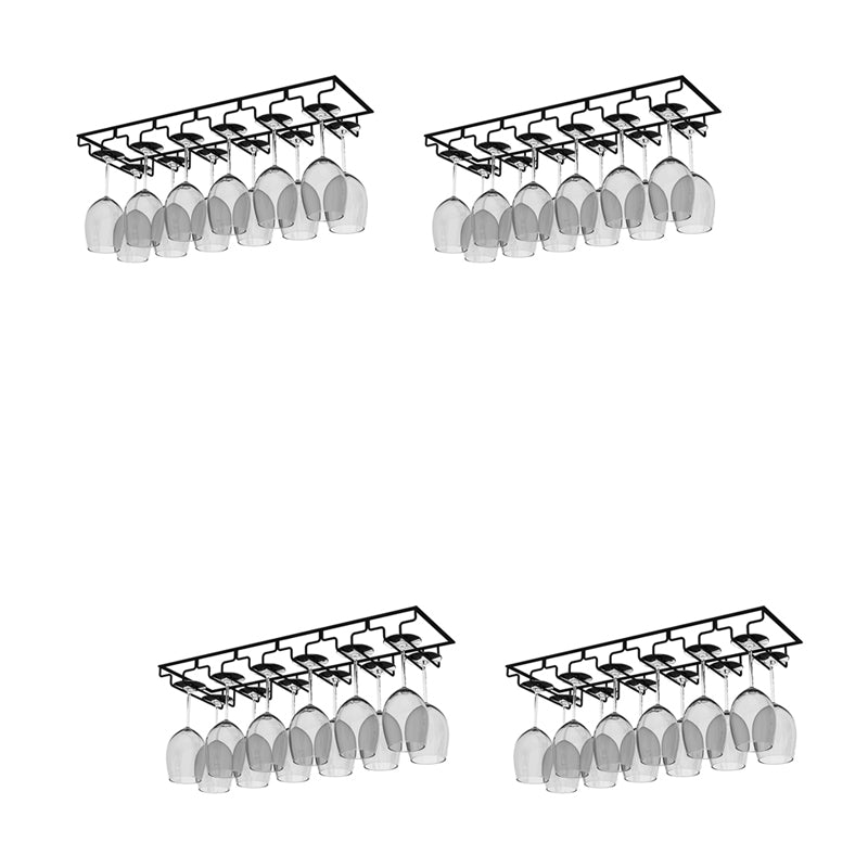 Modern Hanging Wine Glass Rack Metal Glass & Stemware Holder