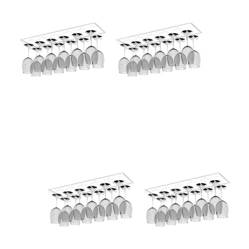 Modern Hanging Wine Glass Rack Metal Glass & Stemware Holder