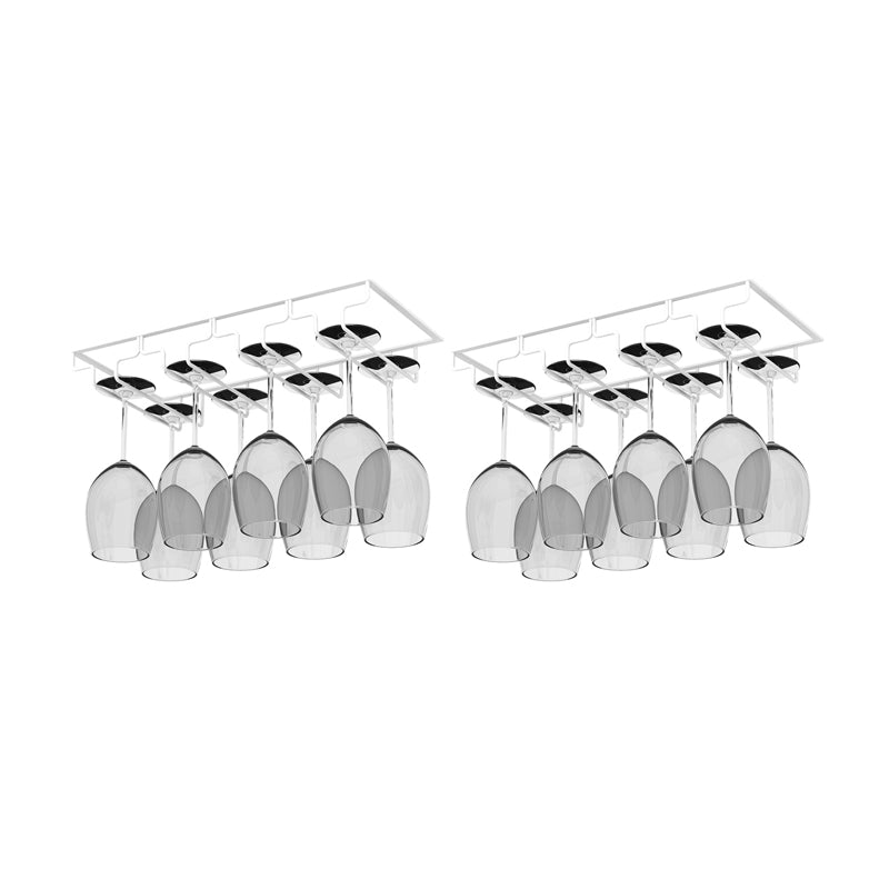 Modern Hanging Wine Glass Rack Metal Glass & Stemware Holder