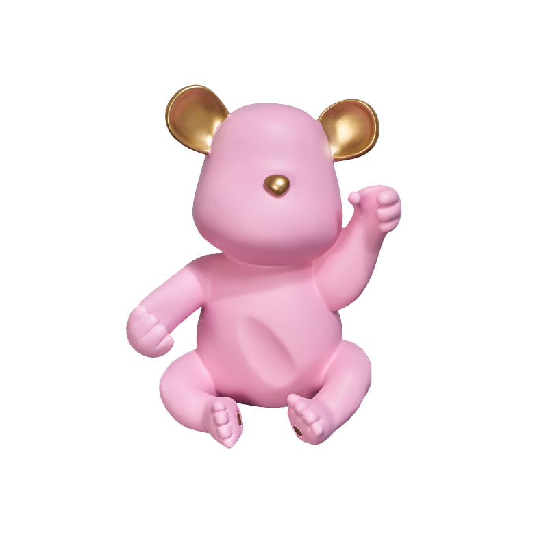 Contemporary Wine Bottle Rack Tabletop Resin Bottle Holder for Kitchen