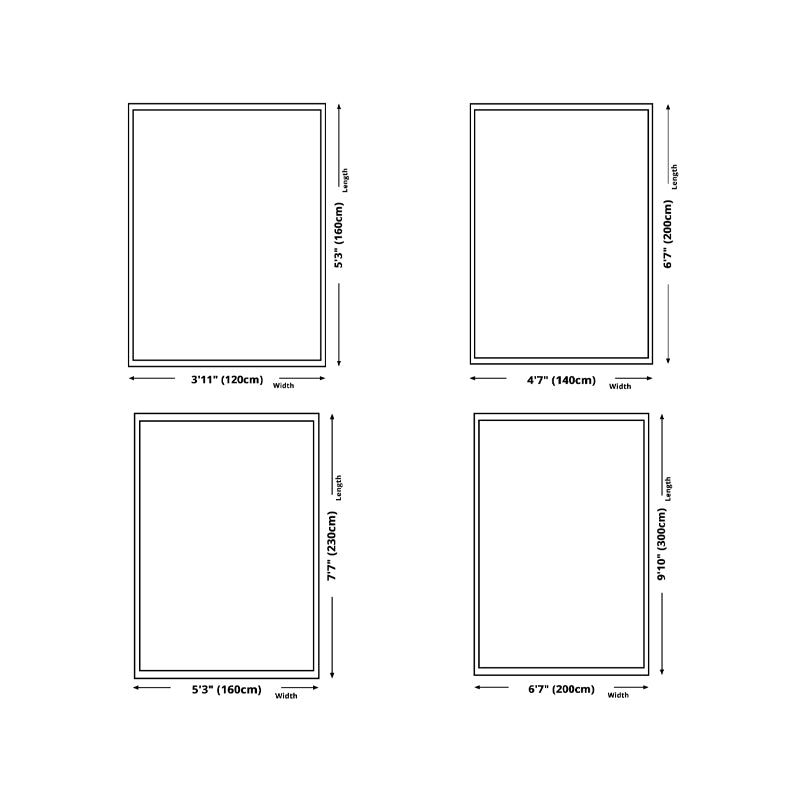 Green Modern Carpet Polyester Color Piece Carpet Washable Carpet for Home Decor