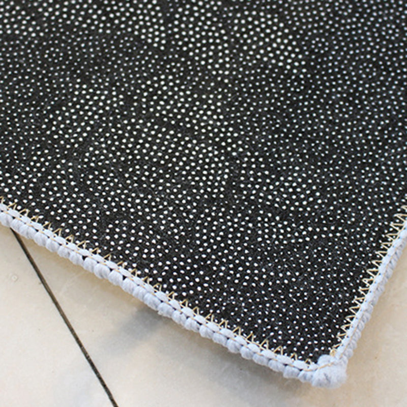 Light Brown Graphic Rug Polyester Modern Rug Washable Rug for Drawing Room