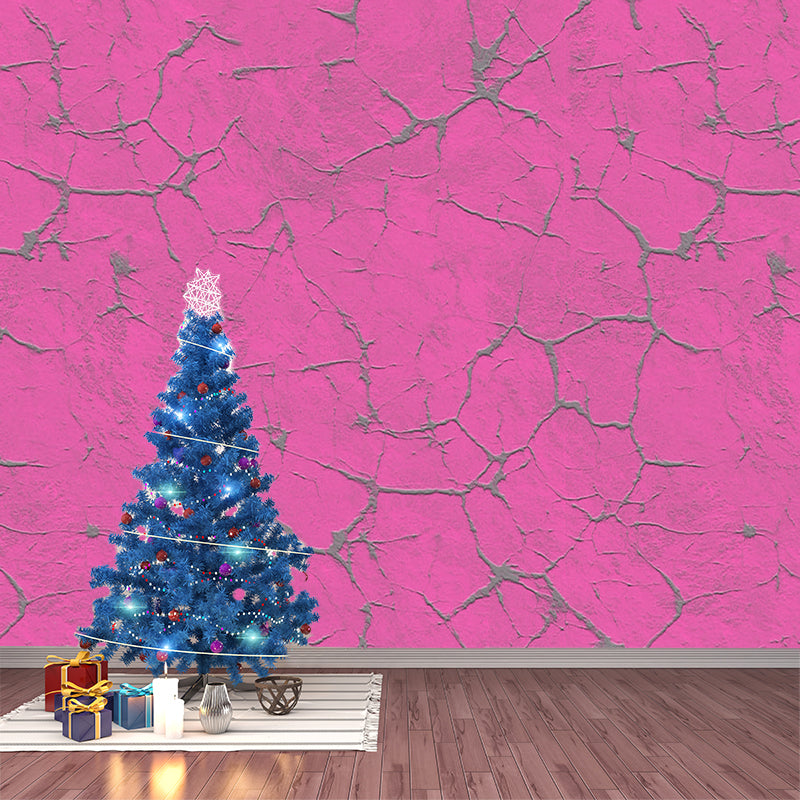 Color Art Resistant Mural Wallpaper Environment Friendly Sleeping Room Wall Mural