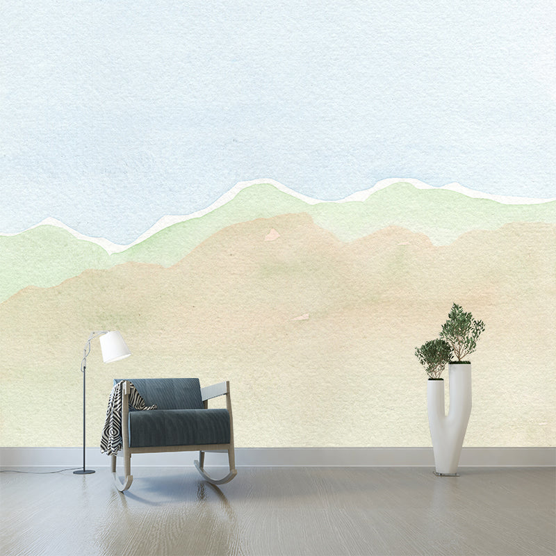 Modern Style Illustration Mural Wallpaper Abstract Watercolor Indoor Wall Mural