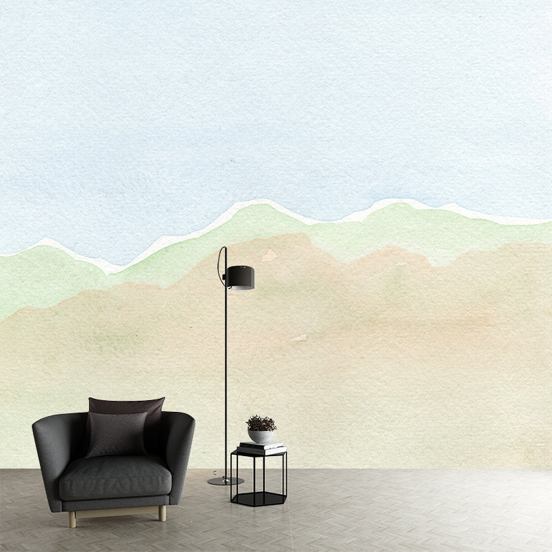Modern Style Illustration Mural Wallpaper Abstract Watercolor Indoor Wall Mural