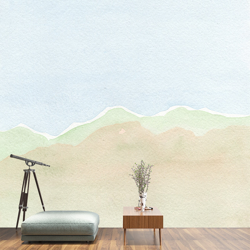 Modern Style Illustration Mural Wallpaper Abstract Watercolor Indoor Wall Mural