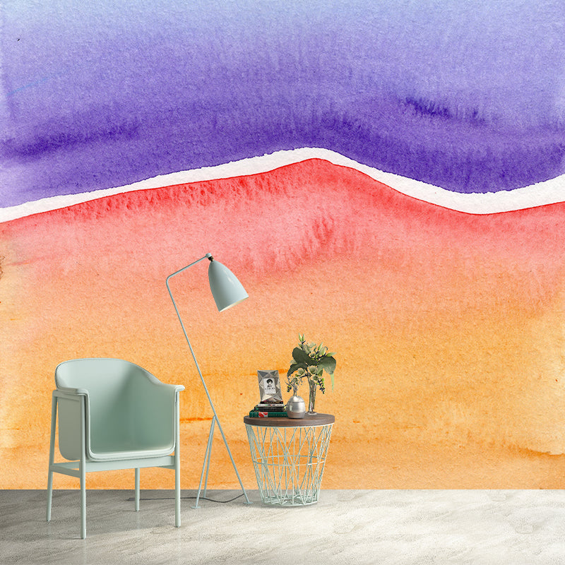 Modern Style Illustration Mural Wallpaper Abstract Watercolor Indoor Wall Mural