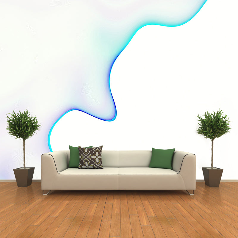 Eco-friendly Illustration Wall Mural Wallpaper Abstract Style Sitting Room Wall Mural
