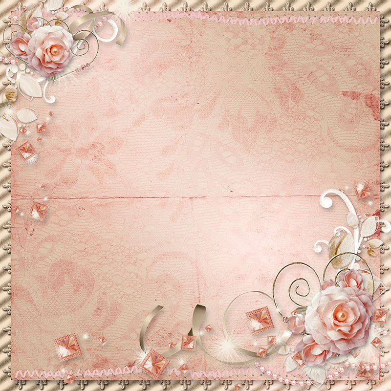 Environment Friendly Mural Wallpaper Flowers Pattern Bedroom Wall Mural