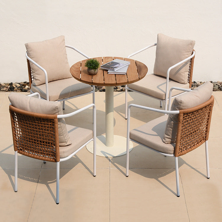 Bohemian Style Dining Table Set 1/2/5 Pieces Dining Table Set for Outdoor