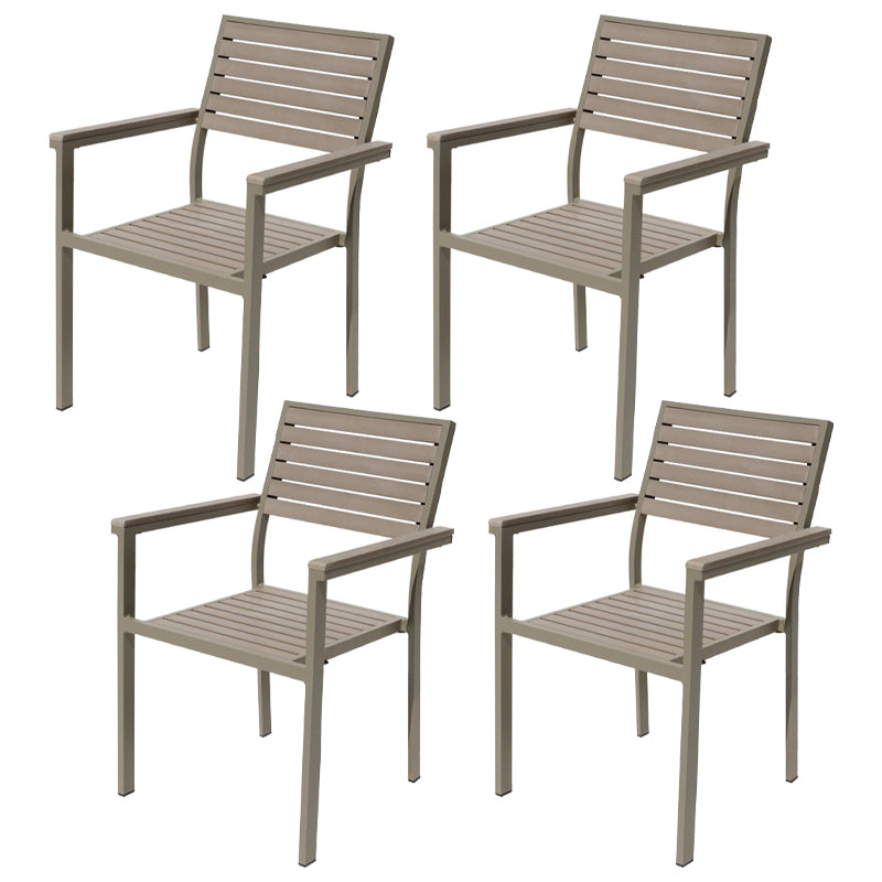 Modern Style Dining Set 1/4/5/7 Pieces Reclaimed Wood Dining Table Set for Outdoor