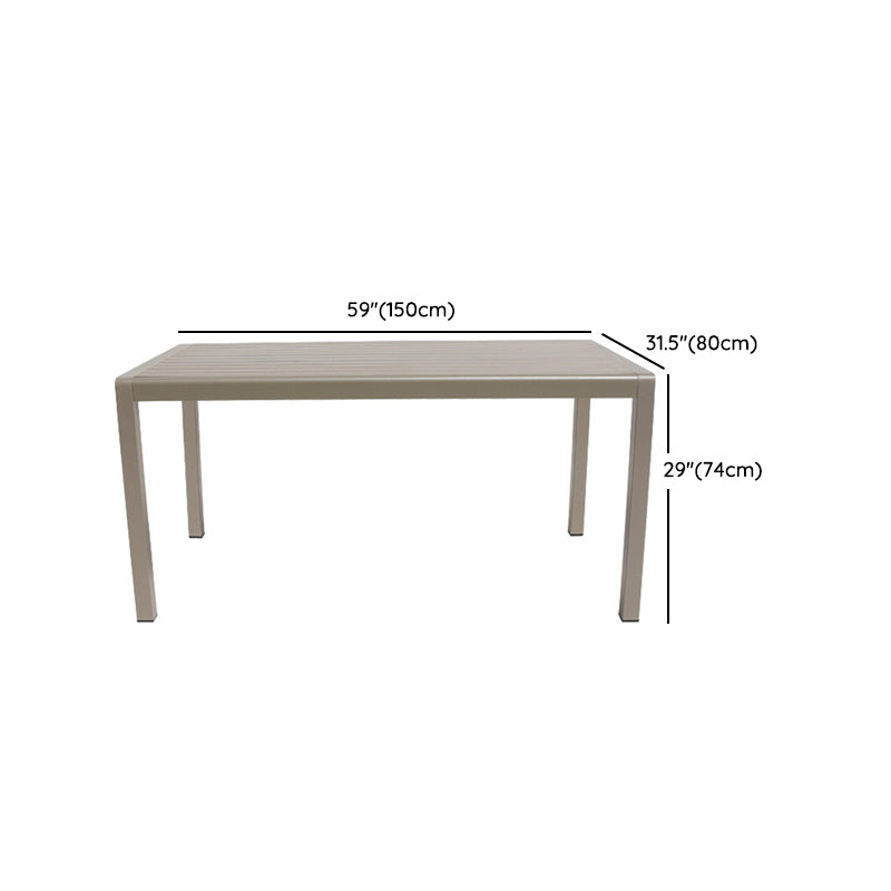 Modern Style Dining Set 1/4/5/7 Pieces Reclaimed Wood Dining Table Set for Outdoor
