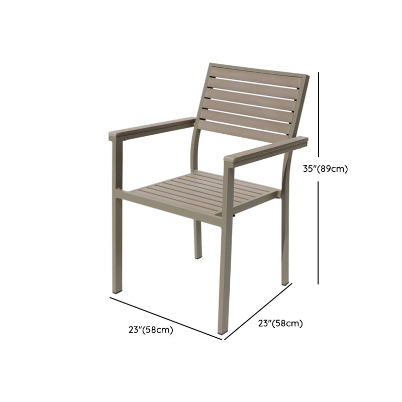 Modern Style Dining Set 1/4/5/7 Pieces Reclaimed Wood Dining Table Set for Outdoor