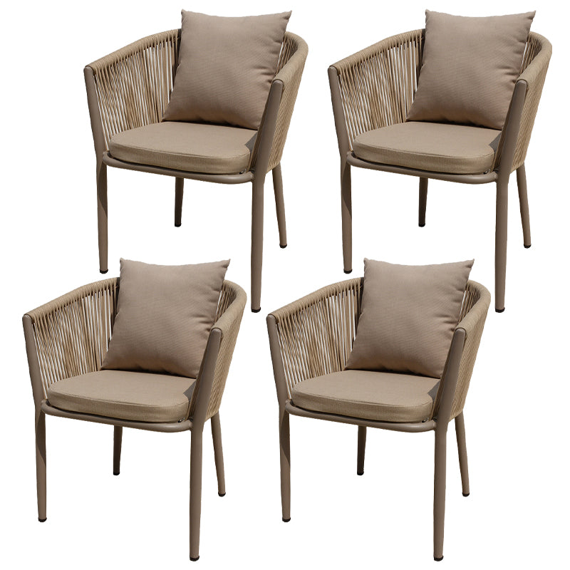 Bohemian Style 1/4/5/7 Pieces Dining Set Stone Dining Table Set for Outdoor