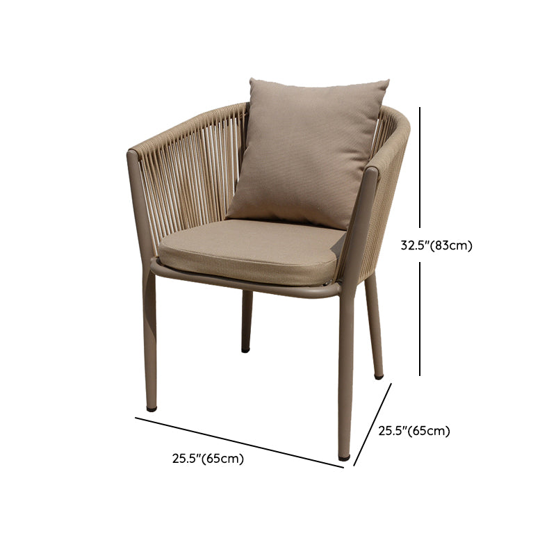 Bohemian Style 1/4/5/7 Pieces Dining Set Stone Dining Table Set for Outdoor