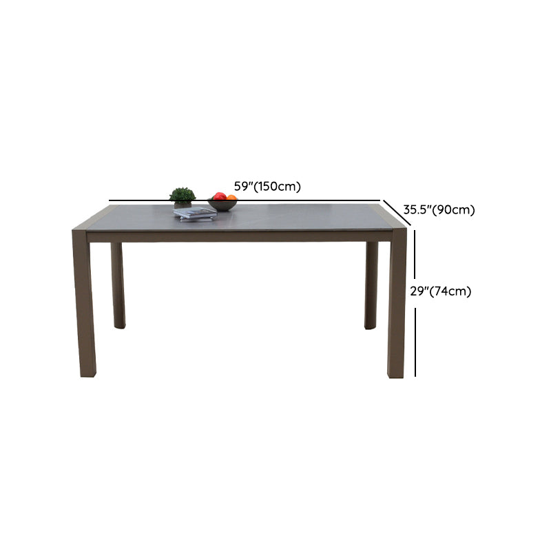 Bohemian Style 1/4/5/7 Pieces Dining Set Stone Dining Table Set