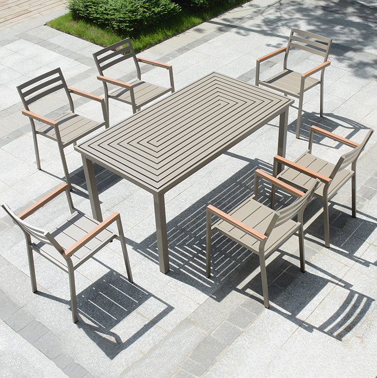 Modern Dining Table Set 1/4/5/7 Pieces Dining Table for Patio