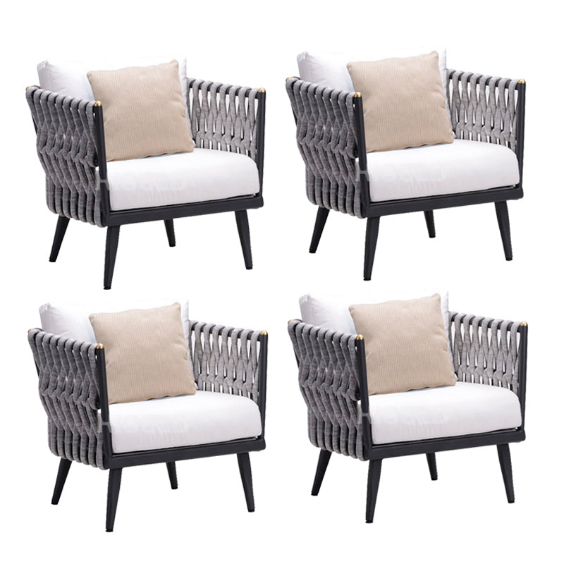 Bohemian Style Dining Set 1/4/5/7 Pieces Wood Dining Table Set for Patio