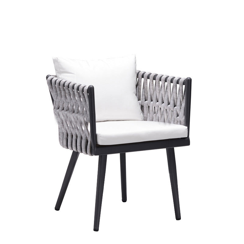 Bohemian Style Dining Set 1/4/5/7 Pieces Wood Dining Table Set for Patio