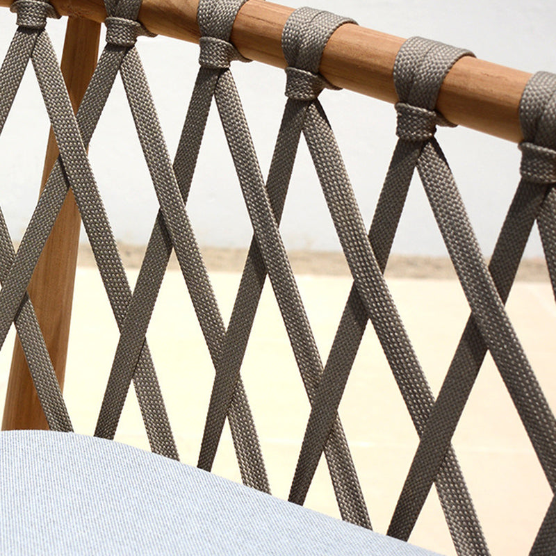 Bohemian Style Dining Set 1/4/5 Pieces Wood Dining Table Set for Patio