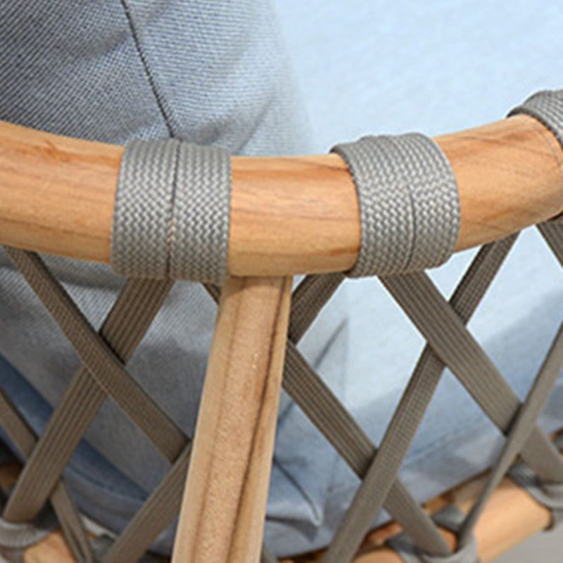 Bohemian Style Dining Set 1/4/5 Pieces Wood Dining Table Set for Patio