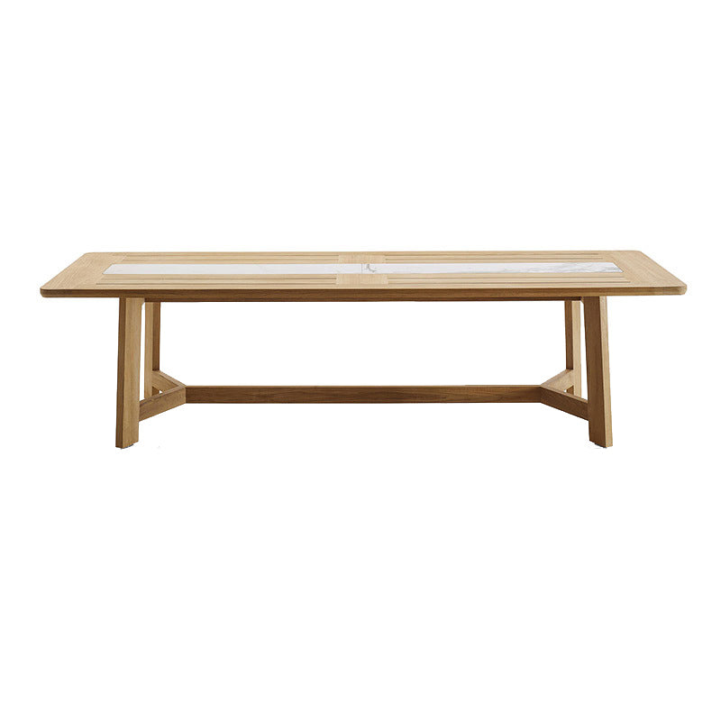 Bohemian Style Dining Set 1/4/5 Pieces Wood Dining Table Set for Patio